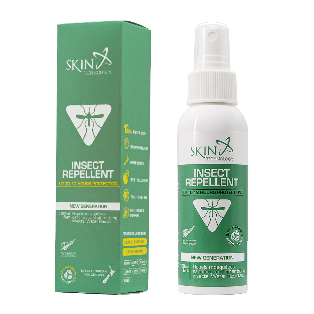 SKIN TECHNOLOGY - 紐西蘭25% 派卡瑞丁防蚊噴霧 (無DEET/2歲以上孩童可用/100毫升)
