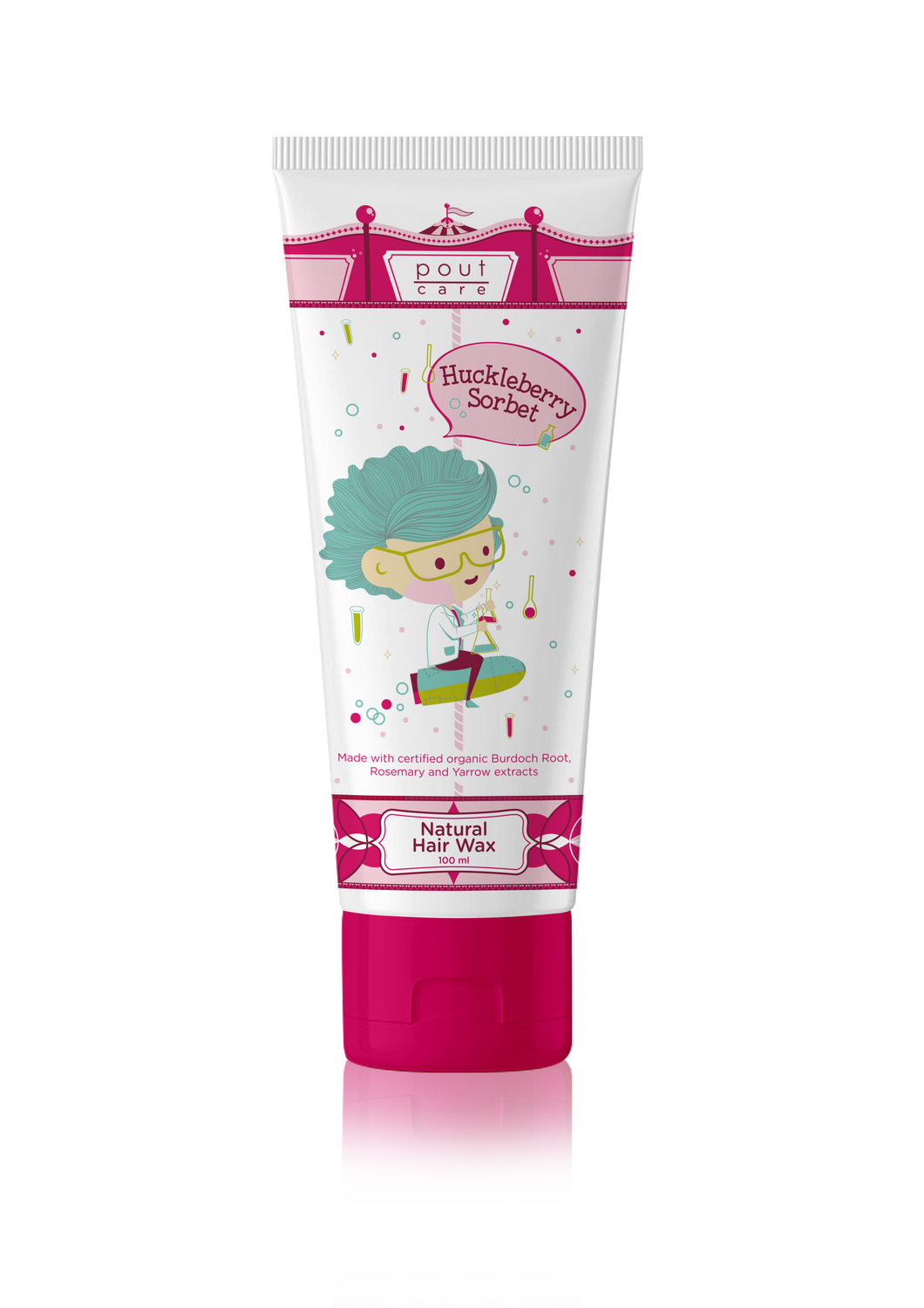 pout Care Huckleberry Sorbet Natural Hair Wax 寶特樂漿果科學家天然髮蠟